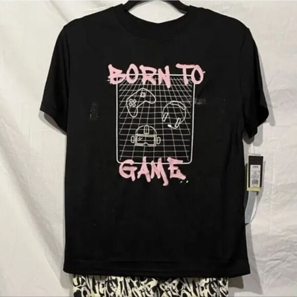 Art Class Girls Pajamas Born to Game” Sz Large 12/14. - Picture 1 of 3